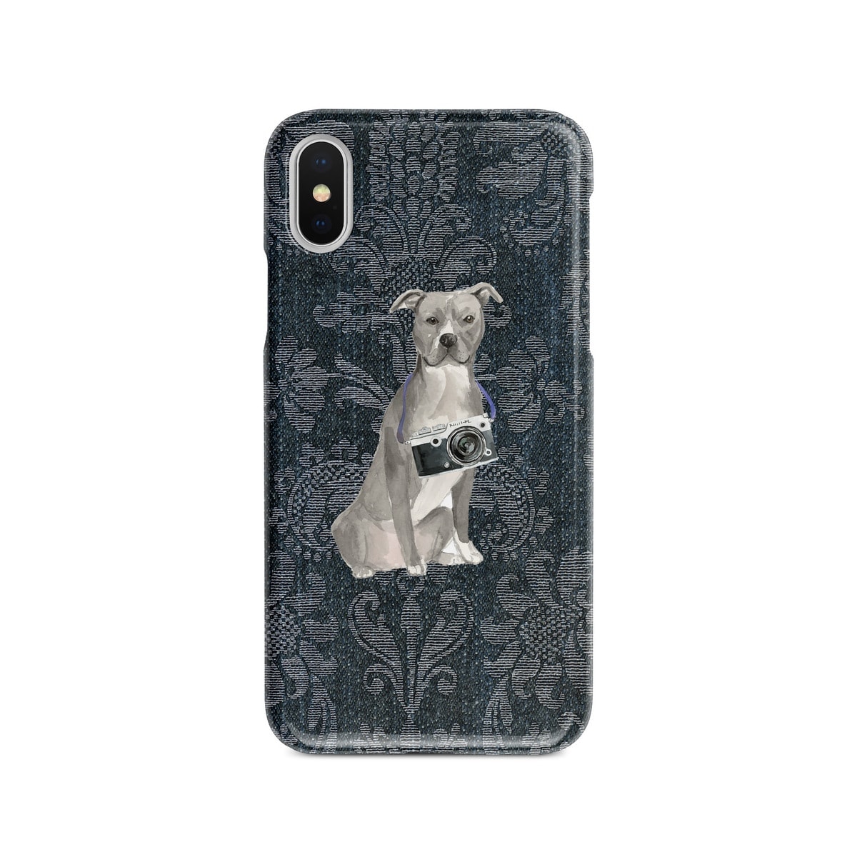 American Staffordshire terrier grey Denim phone case. 6 Denim styles for your Iphone 15 Pro Max, Iphone 14, 13, 12 to 6 & Samsung Galaxy S23 Ultra, S22, S21 to S6. 6 American Staffordshire terrier grey Denim phone case. 6 Denim styles for your Iphone 15 Pro Max, Iphone 14, 13, 12 to 6 & Samsung Galaxy S23 Ultra, S22, S21 to S6. - Image 4