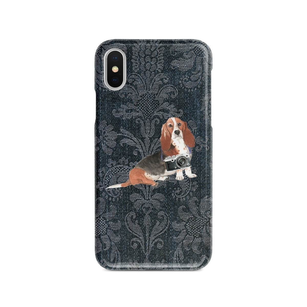 Basset Hound Denim phone case. 6 Denim styles for your Iphone 15 Pro Max, Iphone 14, 13, 12 to 6 & Samsung Galaxy S23 Ultra, S22, S21 to S6. 5 Basset Hound Denim phone case. 6 Denim styles for your Iphone 15 Pro Max, Iphone 14, 13, 12 to 6 & Samsung Galaxy S23 Ultra, S22, S21 to S6. - Image 4