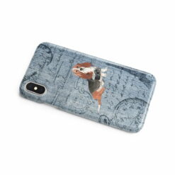 Basset Hound Denim phone case. 6 Denim styles for your Iphone 15 Pro Max, Iphone 14, 13, 12 to 6 & Samsung Galaxy S23 Ultra, S22, S21 to S6. 16 adventure dogs case denim basset hound faded ephemera denim side