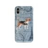 adventure dogs case denim beagle faded ephemera denim front view