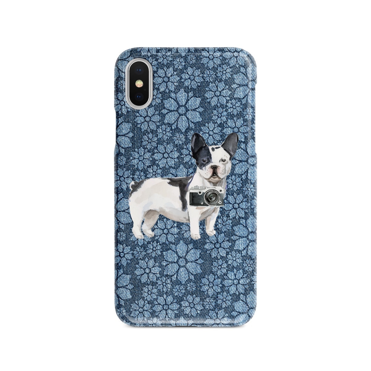 Black&white French bulldog Denim phone case. 6 Denim styles for your Iphone 15 Pro Max, Iphone 14, 13, 12 to 6 & Samsung Galaxy S23 Ultra, S22, S21 to S6. 5 Black&white French bulldog Denim phone case. 6 Denim styles for your Iphone 15 Pro Max, Iphone 14, 13, 12 to 6 & Samsung Galaxy S23 Ultra, S22, S21 to S6. - Image 3