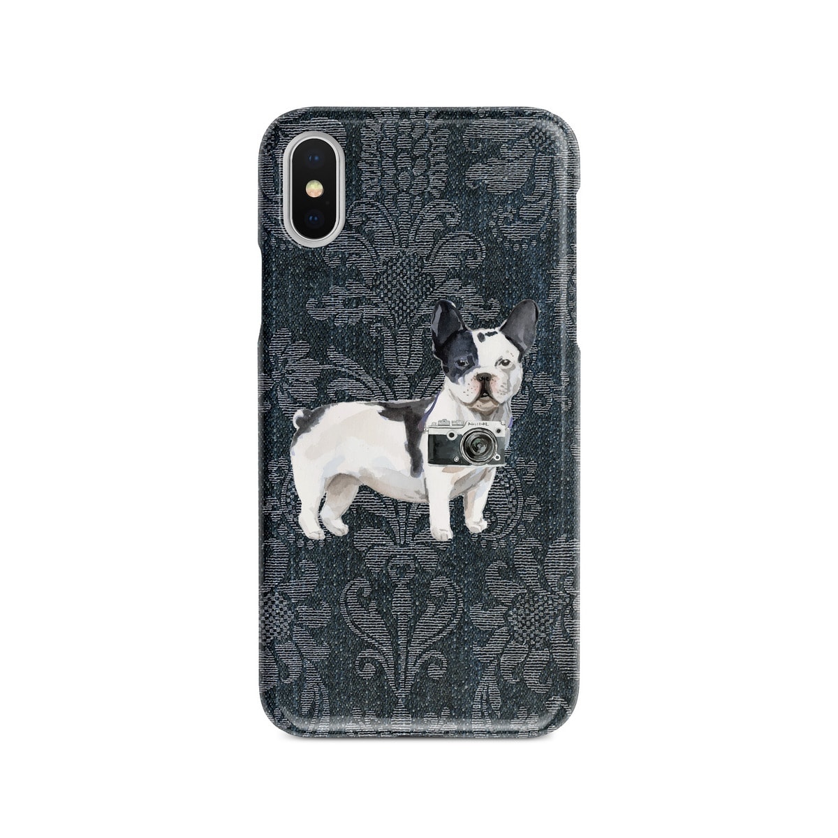 Black&white French bulldog Denim phone case. 6 Denim styles for your Iphone 15 Pro Max, Iphone 14, 13, 12 to 6 & Samsung Galaxy S23 Ultra, S22, S21 to S6. 6 Black&white French bulldog Denim phone case. 6 Denim styles for your Iphone 15 Pro Max, Iphone 14, 13, 12 to 6 & Samsung Galaxy S23 Ultra, S22, S21 to S6. - Image 4