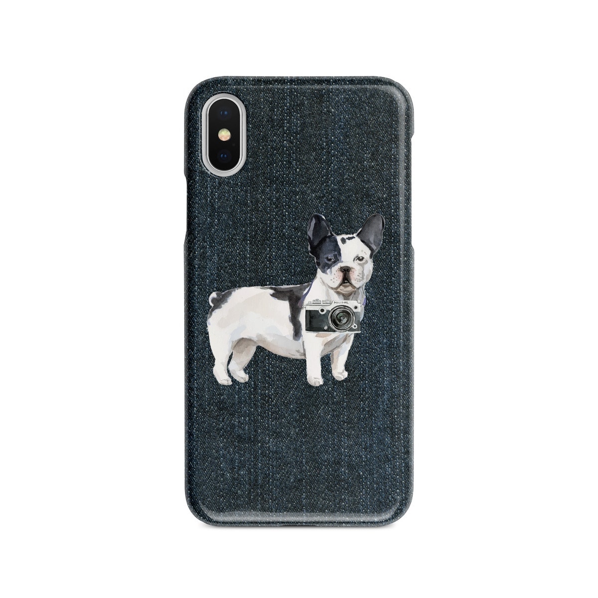 Black&white French bulldog Denim phone case. 6 Denim styles for your Iphone 15 Pro Max, Iphone 14, 13, 12 to 6 & Samsung Galaxy S23 Ultra, S22, S21 to S6. 7 Black&white French bulldog Denim phone case. 6 Denim styles for your Iphone 15 Pro Max, Iphone 14, 13, 12 to 6 & Samsung Galaxy S23 Ultra, S22, S21 to S6. - Image 5