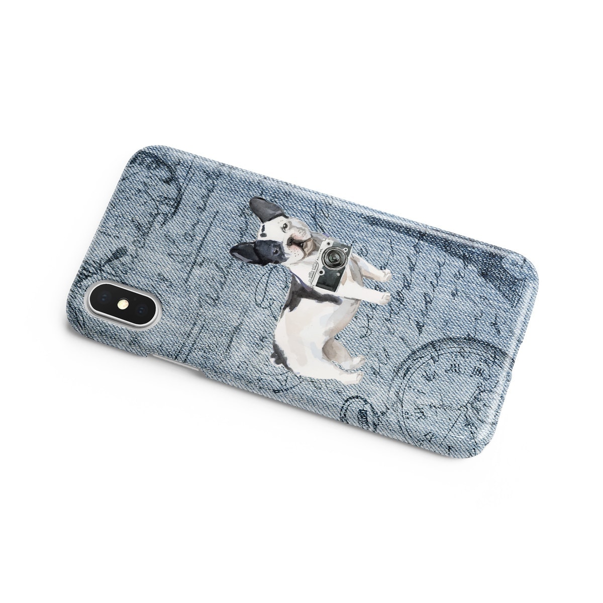 Black&white French bulldog Denim phone case. 6 Denim styles for your Iphone 15 Pro Max, Iphone 14, 13, 12 to 6 & Samsung Galaxy S23 Ultra, S22, S21 to S6. 10 Black&white French bulldog Denim phone case. 6 Denim styles for your Iphone 15 Pro Max, Iphone 14, 13, 12 to 6 & Samsung Galaxy S23 Ultra, S22, S21 to S6. - Image 8