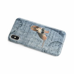 BloodHound Denim phone case. 6 Denim styles for your Iphone 15 Pro Max, Iphone 14, 13, 12 to 6 & Samsung Galaxy S23 Ultra, S22, S21 to S6. 16 adventure dogs case denim bloodhound faded ephemera denim side