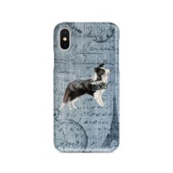 Border Collie Denim phone case. 6 Denim styles for your Iphone 15 Pro Max, Iphone 14, 13, 12 to 6 & Samsung Galaxy S23 Ultra, S22, S21 to S6.
