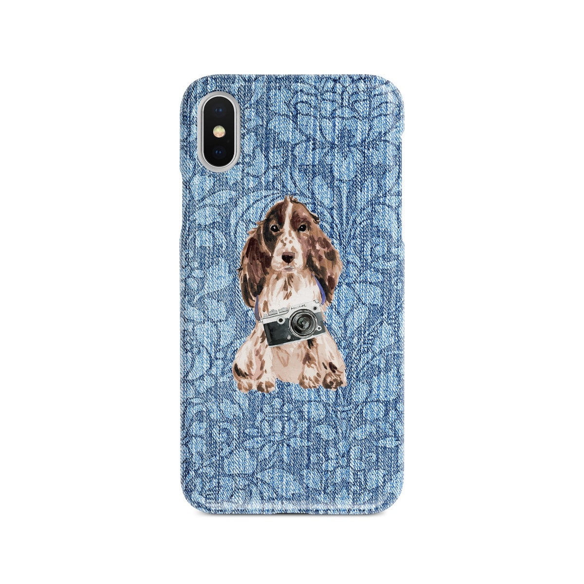 Brown Cocker Spaniel Denim phone case. 6 Denim styles for your Iphone 15 Pro Max, Iphone 14, 13, 12 to 6 & Samsung Galaxy S23 Ultra, S22, S21 to S6. 4 Brown Cocker Spaniel Denim phone case. 6 Denim styles for your Iphone 15 Pro Max, Iphone 14, 13, 12 to 6 & Samsung Galaxy S23 Ultra, S22, S21 to S6. - Image 2