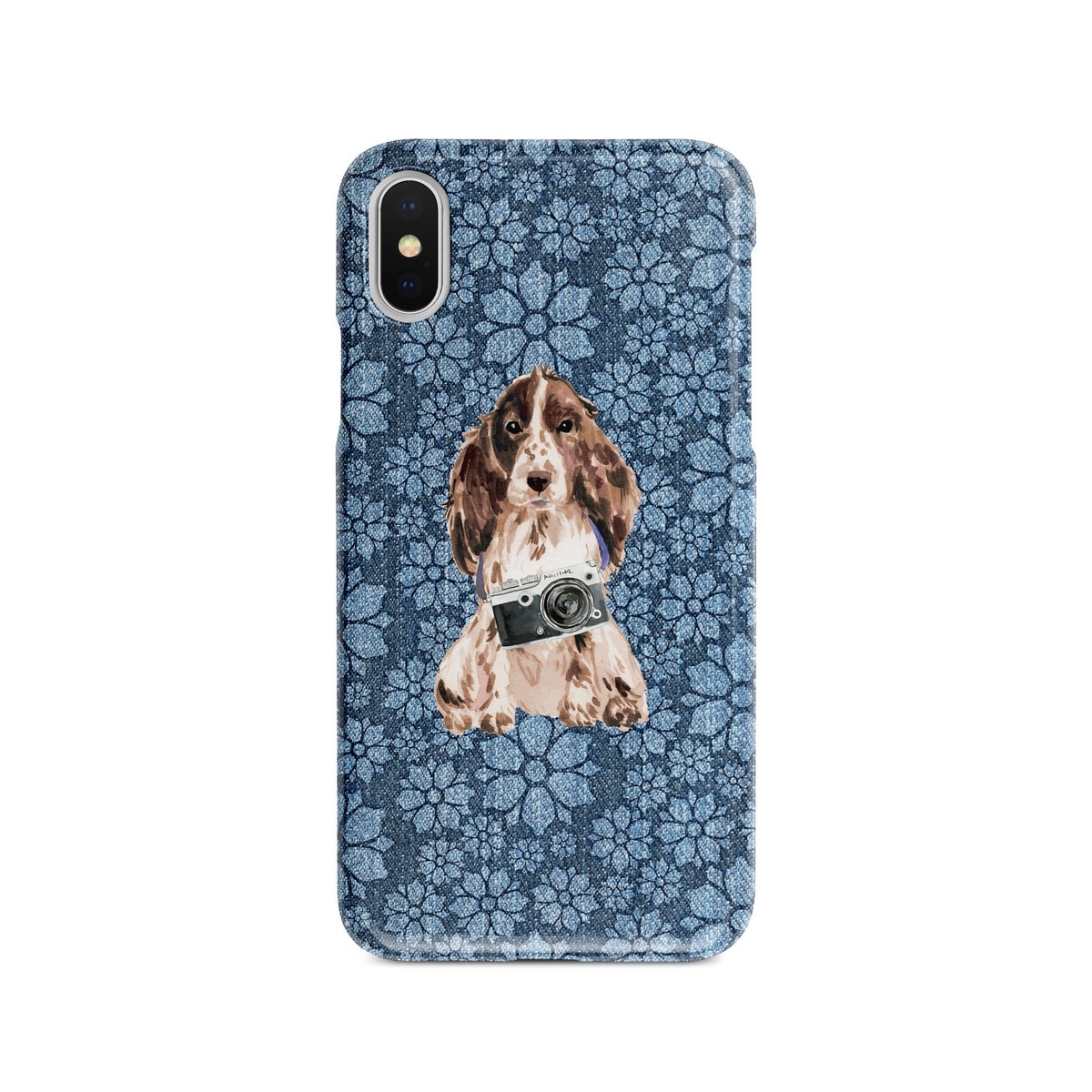 Brown Cocker Spaniel Denim phone case. 6 Denim styles for your Iphone 15 Pro Max, Iphone 14, 13, 12 to 6 & Samsung Galaxy S23 Ultra, S22, S21 to S6. 5 Brown Cocker Spaniel Denim phone case. 6 Denim styles for your Iphone 15 Pro Max, Iphone 14, 13, 12 to 6 & Samsung Galaxy S23 Ultra, S22, S21 to S6. - Image 3