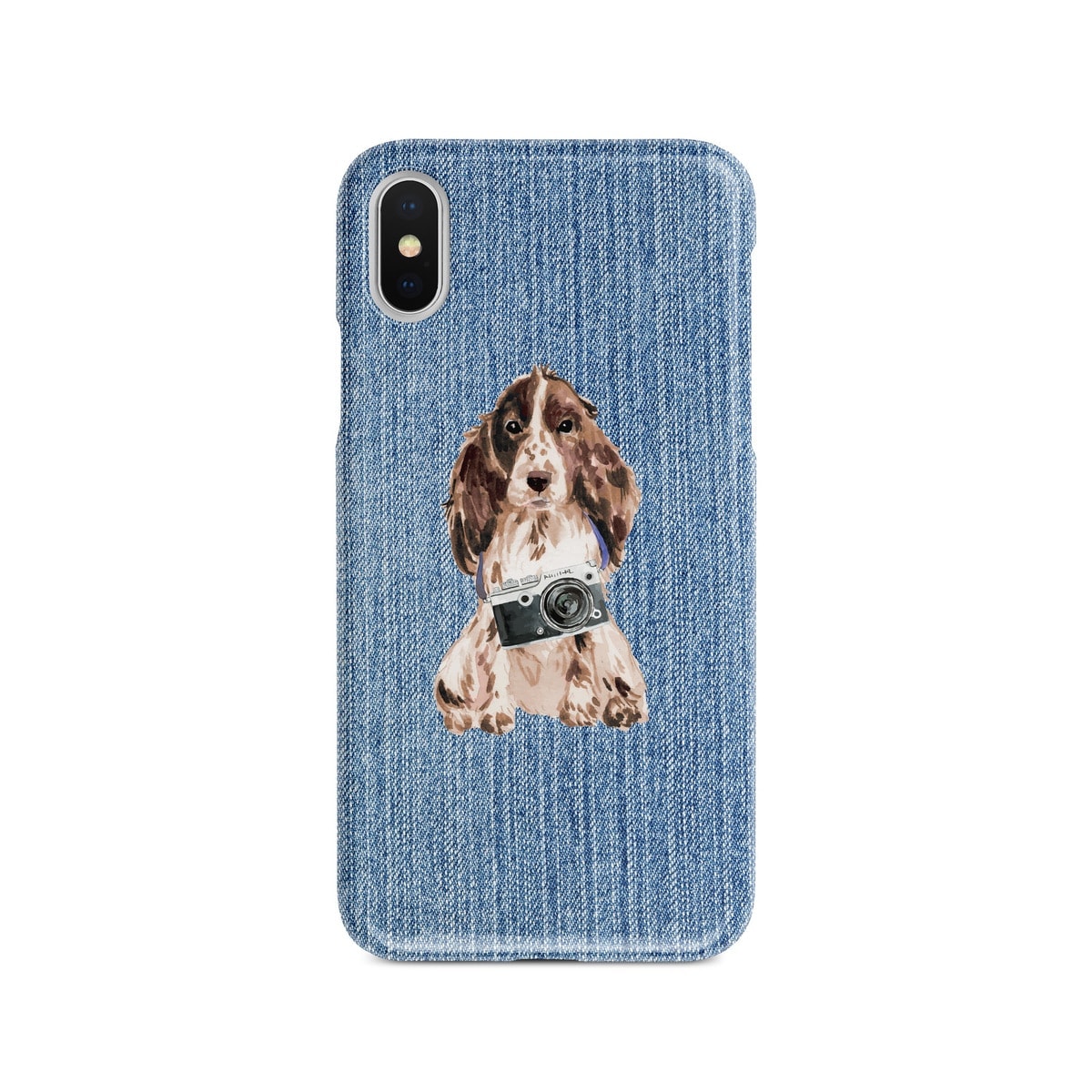 Brown Cocker Spaniel Denim phone case. 6 Denim styles for your Iphone 15 Pro Max, Iphone 14, 13, 12 to 6 & Samsung Galaxy S23 Ultra, S22, S21 to S6. 8 Brown Cocker Spaniel Denim phone case. 6 Denim styles for your Iphone 15 Pro Max, Iphone 14, 13, 12 to 6 & Samsung Galaxy S23 Ultra, S22, S21 to S6. - Image 6