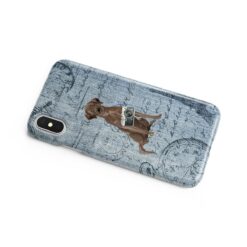 Brown Labrador retriever Denim phone case. 6 Denim styles for your Iphone 15 Pro Max, Iphone 14, 13, 12 to 6 & Samsung Galaxy S23 Ultra, S22, S21 to S6. 17 adventure dogs case denim brown labrador retriever faded ephemera denim side