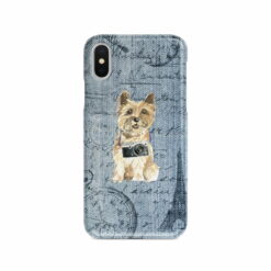 Cairn Terrier Denim phone case. 6 Denim styles for your Iphone 15 Pro Max, Iphone 14, 13, 12 to 6 & Samsung Galaxy S23 Ultra, S22, S21 to S6.