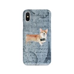 Corgi Denim phone case. 6 Denim styles for your Iphone 15 Pro Max, Iphone 14, 13, 12 to 6 & Samsung Galaxy S23 Ultra, S22, S21 to S6.
