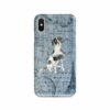 adventure dogs case denim english pointer faded ephemera denim front view