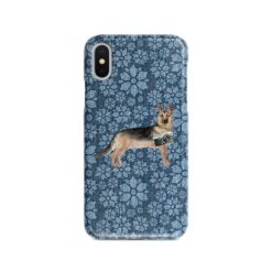 adventure dogs case denim german shepherd daisy denim front view