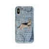 adventure dogs case denim german shepherd faded ephemera denim front view