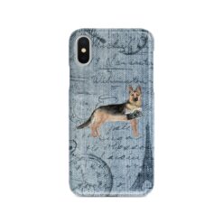 German Shepherd Denim phone case. 6 Denim styles for your Iphone 15 Pro Max, Iphone 14, 13, 12 to 6 & Samsung Galaxy S23 Ultra, S22, S21 to S6.