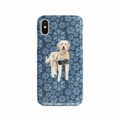 adventure dogs case denim golden doodle daisy denim front view