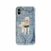adventure dogs case denim golden doodle faded ephemera denim front view