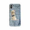 adventure dogs case denim golden retriever faded ephemera denim front view