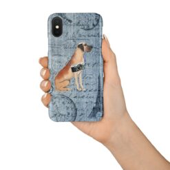 Great Dane Denim phone case. 6 Denim styles for your Iphone 15 Pro Max, Iphone 14, 13, 12 to 6 & Samsung Galaxy S23 Ultra, S22, S21 to S6. 15 adventure dogs case denim great dane faded ephemera denim in hand