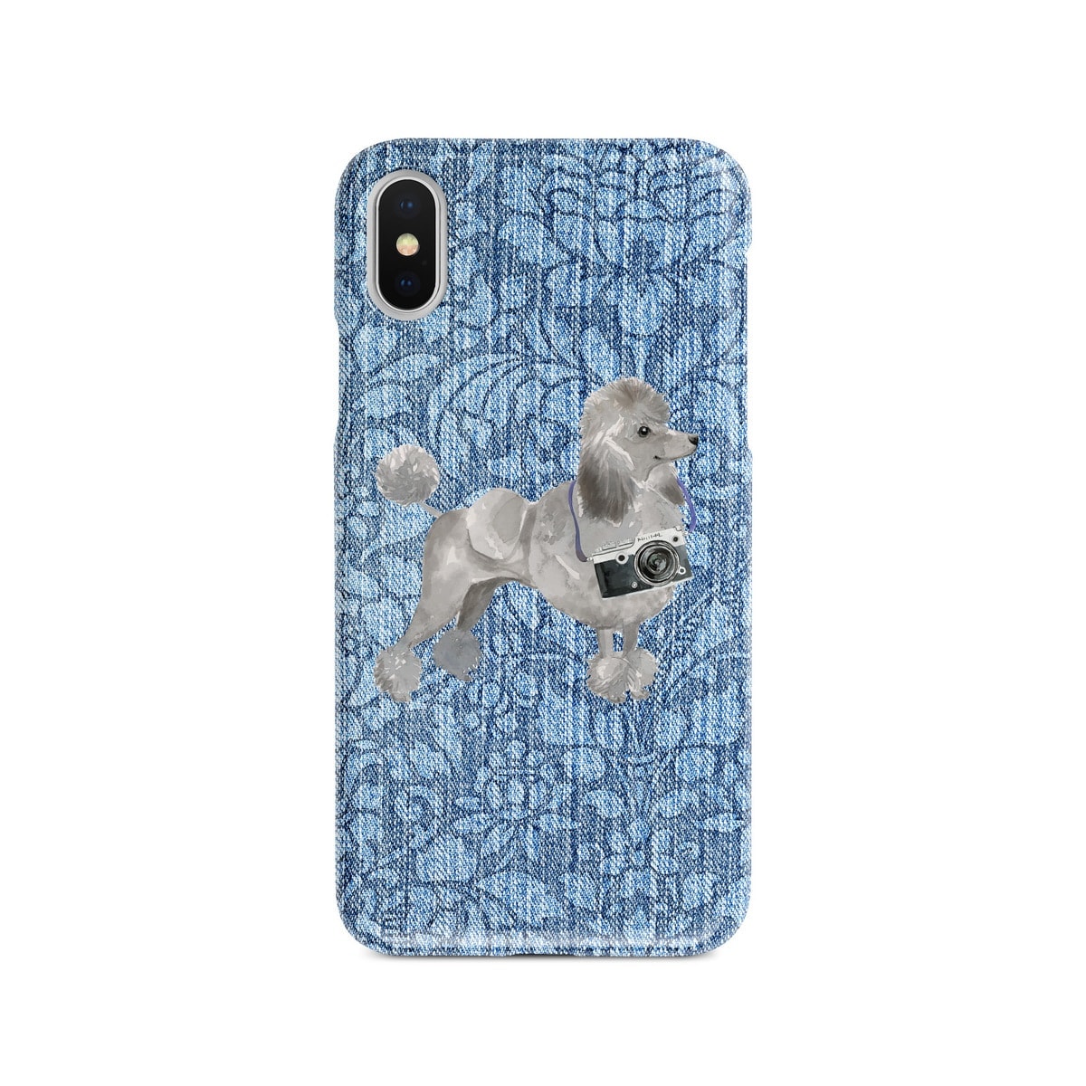 Grey Poodle Denim phone case. 6 Denim styles for your Iphone 15 Pro Max, Iphone 14, 13, 12 to 6 & Samsung Galaxy S23 Ultra, S22, S21 to S6. 4 Grey Poodle Denim phone case. 6 Denim styles for your Iphone 15 Pro Max, Iphone 14, 13, 12 to 6 & Samsung Galaxy S23 Ultra, S22, S21 to S6. - Image 2