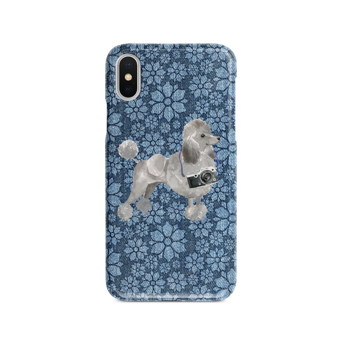 Grey Poodle Denim phone case. 6 Denim styles for your Iphone 15 Pro Max, Iphone 14, 13, 12 to 6 & Samsung Galaxy S23 Ultra, S22, S21 to S6. 5 Grey Poodle Denim phone case. 6 Denim styles for your Iphone 15 Pro Max, Iphone 14, 13, 12 to 6 & Samsung Galaxy S23 Ultra, S22, S21 to S6. - Image 3