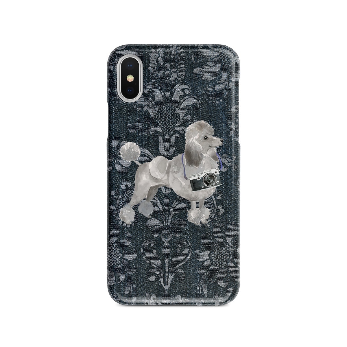 Grey Poodle Denim phone case. 6 Denim styles for your Iphone 15 Pro Max, Iphone 14, 13, 12 to 6 & Samsung Galaxy S23 Ultra, S22, S21 to S6. 6 Grey Poodle Denim phone case. 6 Denim styles for your Iphone 15 Pro Max, Iphone 14, 13, 12 to 6 & Samsung Galaxy S23 Ultra, S22, S21 to S6. - Image 4
