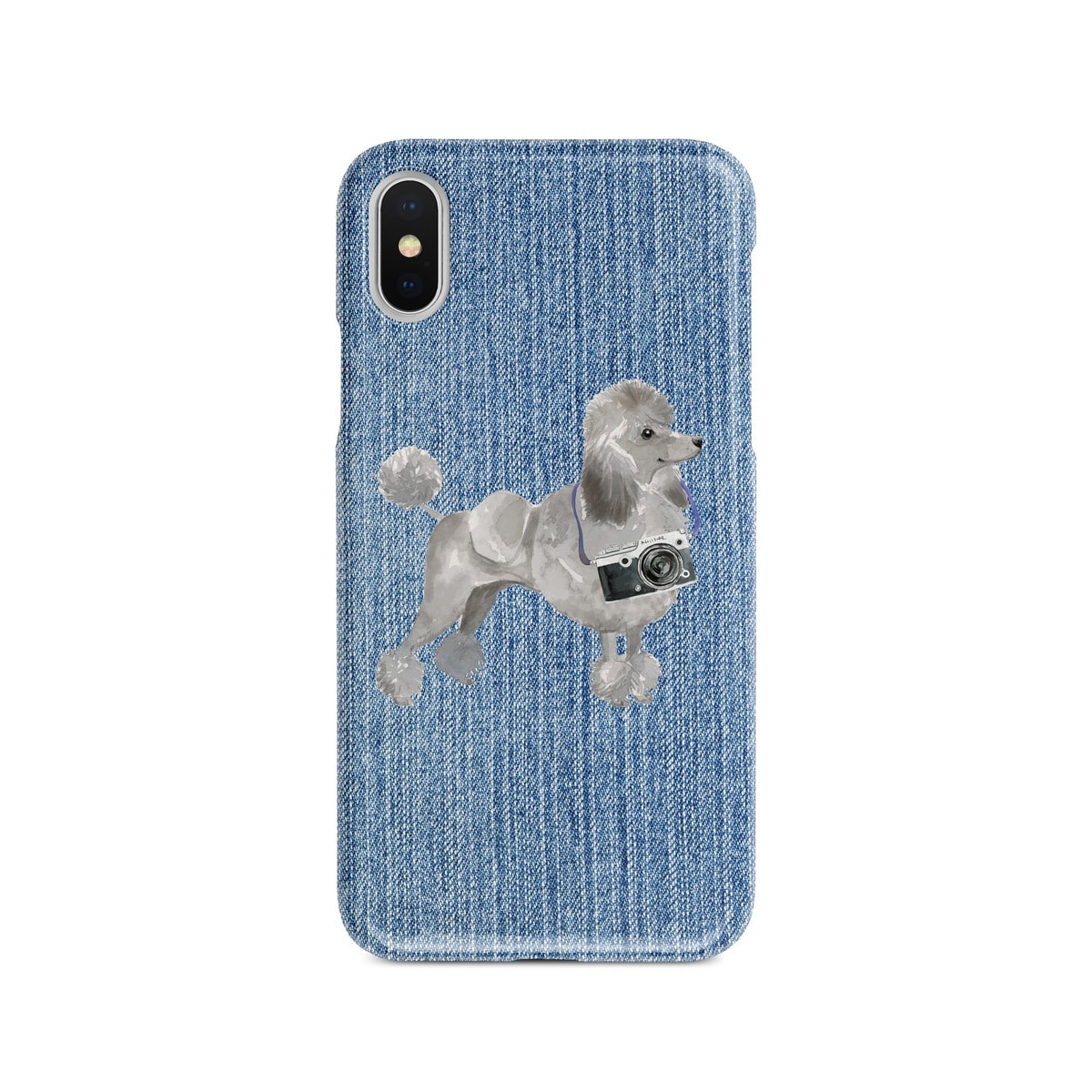 Grey Poodle Denim phone case. 6 Denim styles for your Iphone 15 Pro Max, Iphone 14, 13, 12 to 6 & Samsung Galaxy S23 Ultra, S22, S21 to S6. 8 Grey Poodle Denim phone case. 6 Denim styles for your Iphone 15 Pro Max, Iphone 14, 13, 12 to 6 & Samsung Galaxy S23 Ultra, S22, S21 to S6. - Image 6