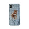 adventure dogs case denim labradoodle faded ephemera denim front view