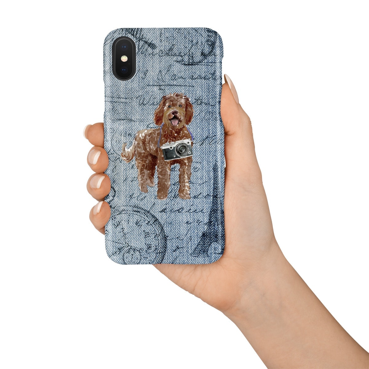 Labradoodle Denim phone case. 6 Denim styles for your Iphone 15 Pro Max, Iphone 14, 13, 12 to 6 & Samsung Galaxy S23 Ultra, S22, S21 to S6. 8 Labradoodle Denim phone case. 6 Denim styles for your Iphone 15 Pro Max, Iphone 14, 13, 12 to 6 & Samsung Galaxy S23 Ultra, S22, S21 to S6. - Image 7