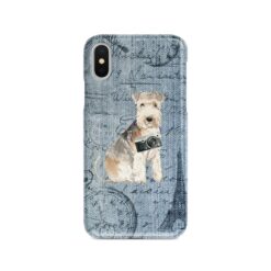 Lakeland Terrier Denim phone case. 6 Denim styles for your Iphone 15 Pro Max, Iphone 14, 13, 12 to 6 & Samsung Galaxy S23 Ultra, S22, S21 to S6.