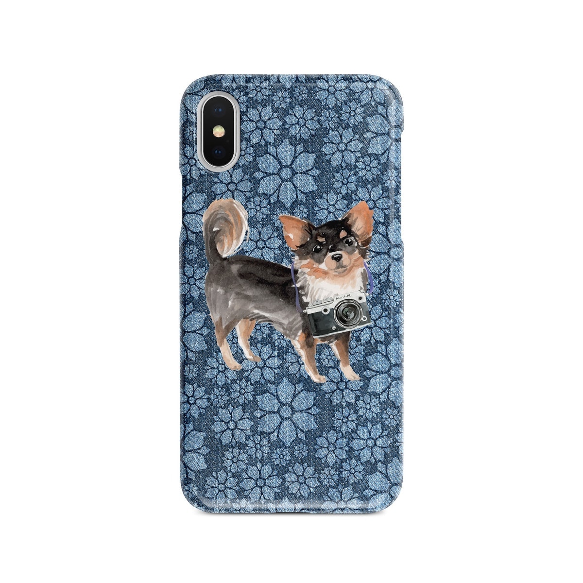 Long Haired Chihuahua Denim phone case. 6 Denim styles for your Iphone 15 Pro Max, Iphone 14, 13, 12 to 6 & Samsung Galaxy S23 Ultra, S22, S21 to S6. 4 Long Haired Chihuahua Denim phone case. 6 Denim styles for your Iphone 15 Pro Max, Iphone 14, 13, 12 to 6 & Samsung Galaxy S23 Ultra, S22, S21 to S6. - Image 3