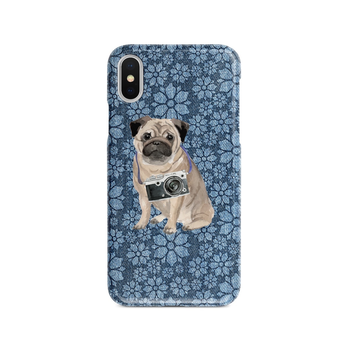 Pug Denim phone case. 6 Denim styles for your Iphone 15 Pro Max, Iphone 14, 13, 12 to 6 & Samsung Galaxy S23 Ultra, S22, S21 to S6. 4 Pug Denim phone case. 6 Denim styles for your Iphone 15 Pro Max, Iphone 14, 13, 12 to 6 & Samsung Galaxy S23 Ultra, S22, S21 to S6. - Image 3