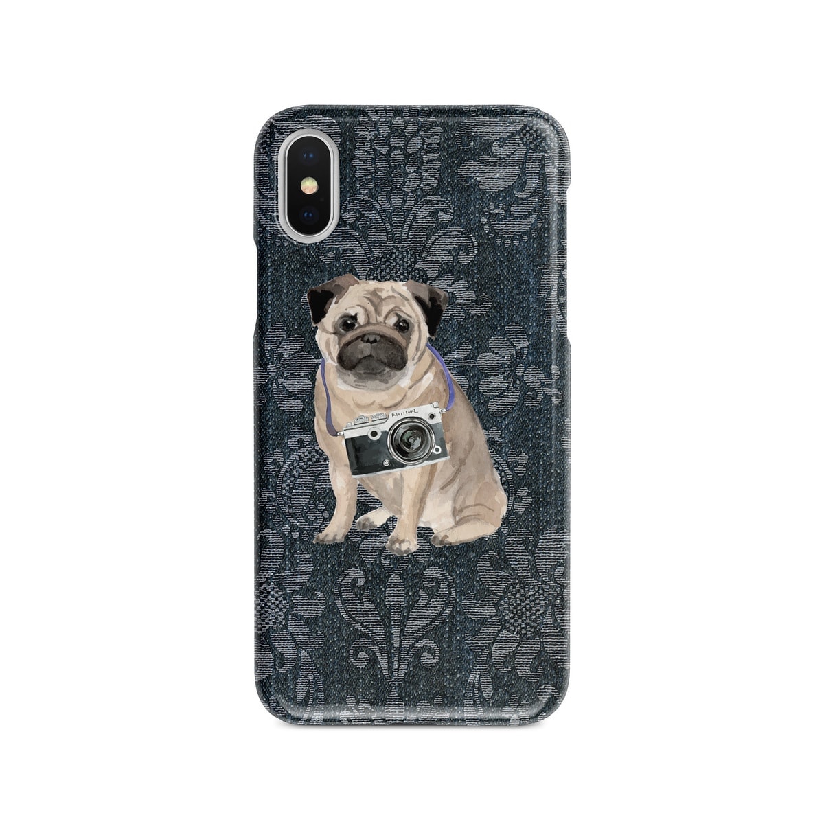 Pug Denim phone case. 6 Denim styles for your Iphone 15 Pro Max, Iphone 14, 13, 12 to 6 & Samsung Galaxy S23 Ultra, S22, S21 to S6. 5 Pug Denim phone case. 6 Denim styles for your Iphone 15 Pro Max, Iphone 14, 13, 12 to 6 & Samsung Galaxy S23 Ultra, S22, S21 to S6. - Image 4