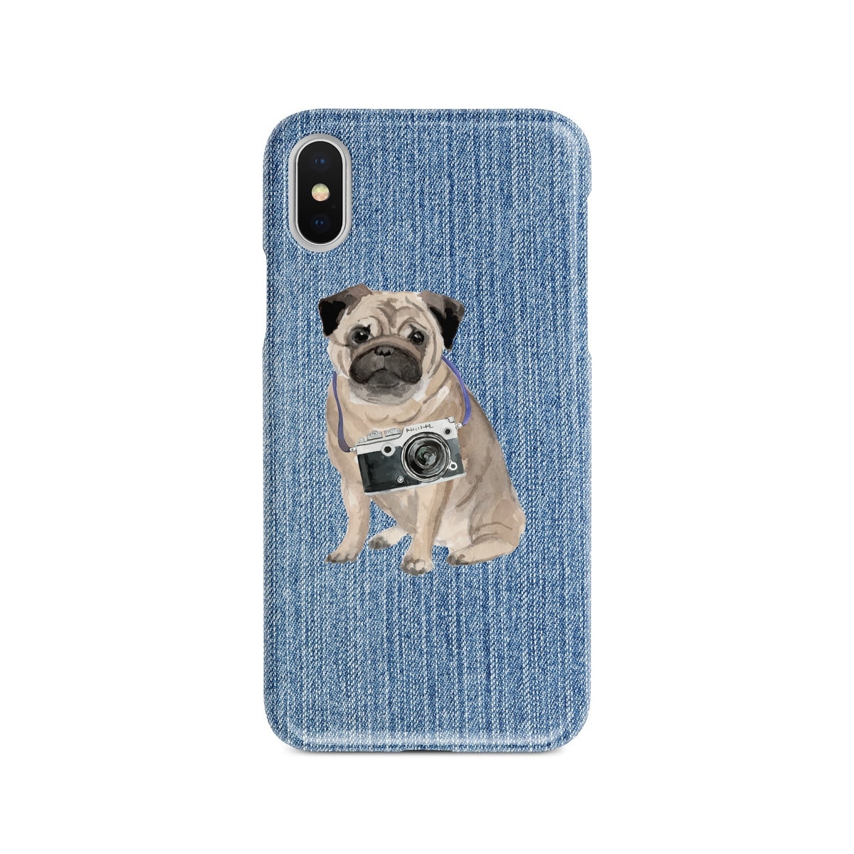 Pug Denim phone case. 6 Denim styles for your Iphone 15 Pro Max, Iphone 14, 13, 12 to 6 & Samsung Galaxy S23 Ultra, S22, S21 to S6. 7 Pug Denim phone case. 6 Denim styles for your Iphone 15 Pro Max, Iphone 14, 13, 12 to 6 & Samsung Galaxy S23 Ultra, S22, S21 to S6. - Image 6