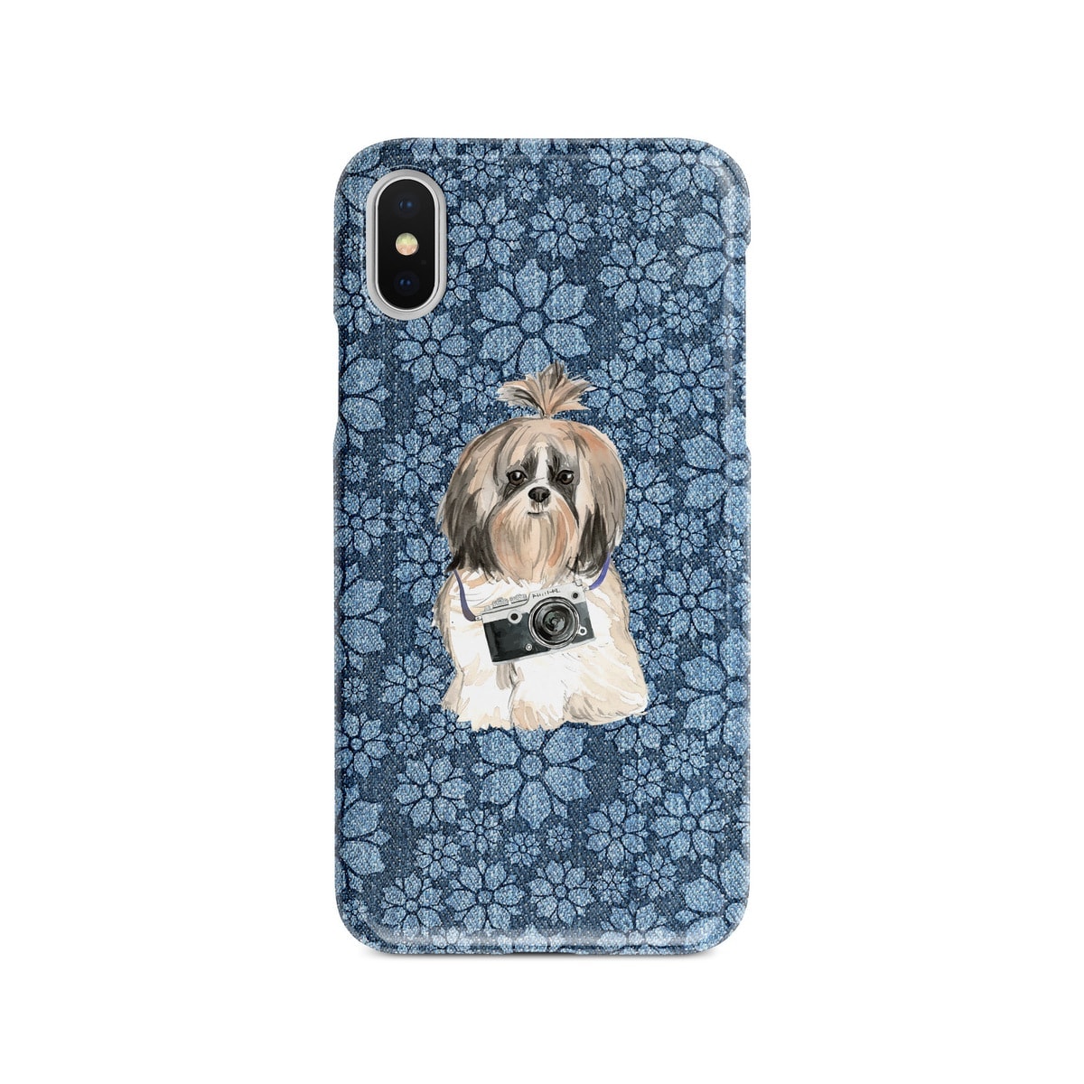Shih tzu Long hair Denim phone case. 6 Denim styles for your Iphone 15 Pro Max, Iphone 14, 13, 12 to 6 & Samsung Galaxy S23 Ultra, S22, S21 to S6. 5 Shih tzu Long hair Denim phone case. 6 Denim styles for your Iphone 15 Pro Max, Iphone 14, 13, 12 to 6 & Samsung Galaxy S23 Ultra, S22, S21 to S6. - Image 3