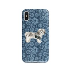 adventure dogs case denim shih tzu short hair daisy denim front view