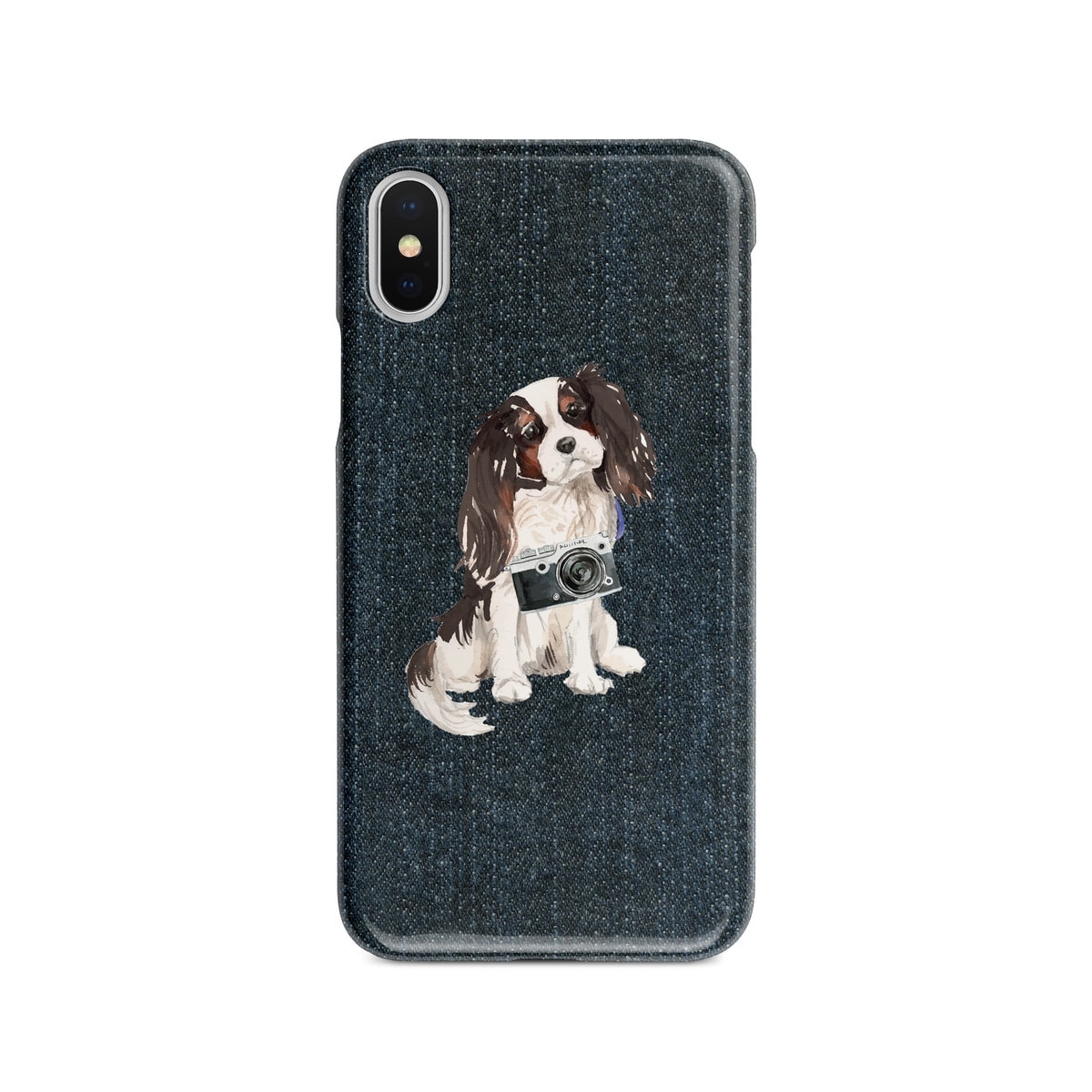 Tri colour King Charles Spaniel Denim phone case. 6 Denim styles for your Iphone 15 Pro Max, Iphone 14, 13, 12 to 6 & Samsung Galaxy S23 Ultra, S22, S21 to S6. 6 Tri colour King Charles Spaniel Denim phone case. 6 Denim styles for your Iphone 15 Pro Max, Iphone 14, 13, 12 to 6 & Samsung Galaxy S23 Ultra, S22, S21 to S6. - Image 5