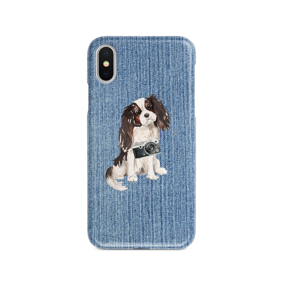 Tri colour King Charles Spaniel Denim phone case. 6 Denim styles for your Iphone 15 Pro Max, Iphone 14, 13, 12 to 6 & Samsung Galaxy S23 Ultra, S22, S21 to S6. 7 Tri colour King Charles Spaniel Denim phone case. 6 Denim styles for your Iphone 15 Pro Max, Iphone 14, 13, 12 to 6 & Samsung Galaxy S23 Ultra, S22, S21 to S6. - Image 6