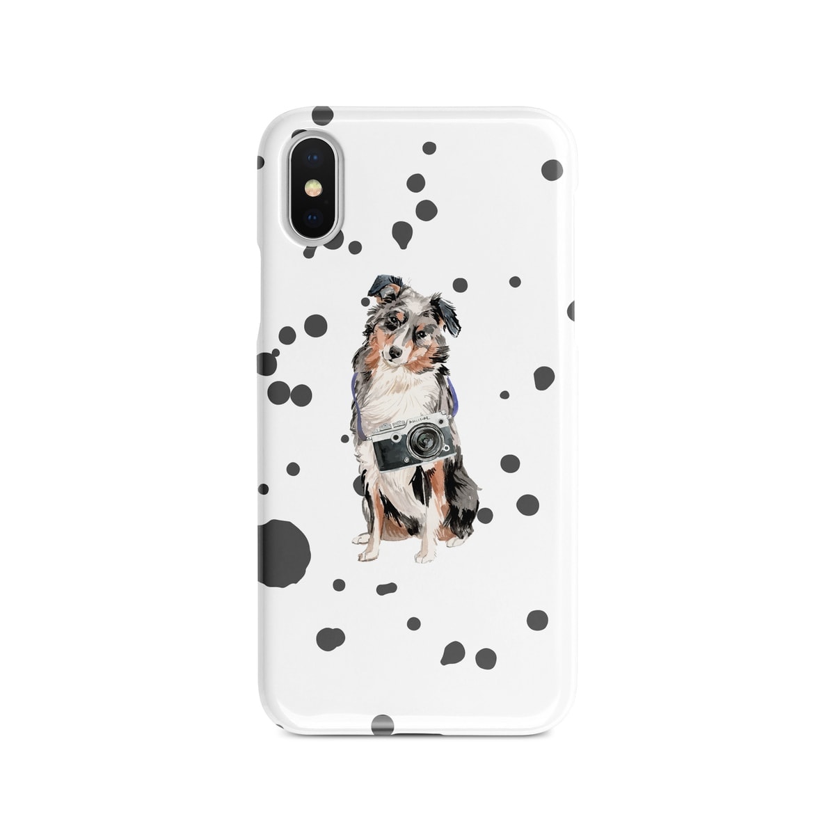 Australian Shepherd Muddy Paws phone case. 3 muddy styles for your Iphone 15 Pro Max, Iphone 14, 13, 12 to 6 & Samsung Galaxy S23 Ultra, S22, S21 to S6. 5 Australian Shepherd Muddy Paws phone case. 3 muddy styles for your Iphone 15 Pro Max, Iphone 14, 13, 12 to 6 & Samsung Galaxy S23 Ultra, S22, S21 to S6. - Image 3