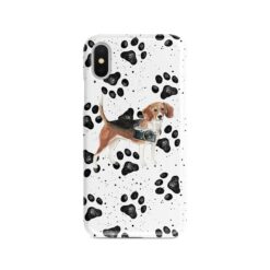Beagle Muddy Paws phone case. 3 muddy styles for your Iphone 15 Pro Max, Iphone 14, 13, 12 to 6 & Samsung Galaxy S23 Ultra, S22, S21 to S6.