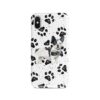 Black&white French bulldog Muddy Paws phone case. 3 muddy styles for your Iphone 15 Pro Max, Iphone 14, 13, 12 to 6 & Samsung Galaxy S23 Ultra, S22, S21 to S6. 1 adventure dogs case muddy blackwhite french bulldog bw paws front view