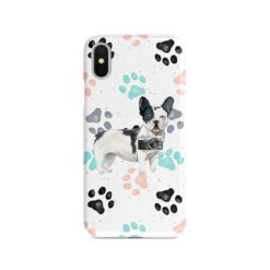 Black&white French bulldog Muddy Paws phone case. 3 muddy styles for your Iphone 15 Pro Max, Iphone 14, 13, 12 to 6 & Samsung Galaxy S23 Ultra, S22, S21 to S6. 7 Black&white French bulldog Muddy Paws phone case. 3 muddy styles for your Iphone 15 Pro Max, Iphone 14, 13, 12 to 6 & Samsung Galaxy S23 Ultra, S22, S21 to S6. - Image 2