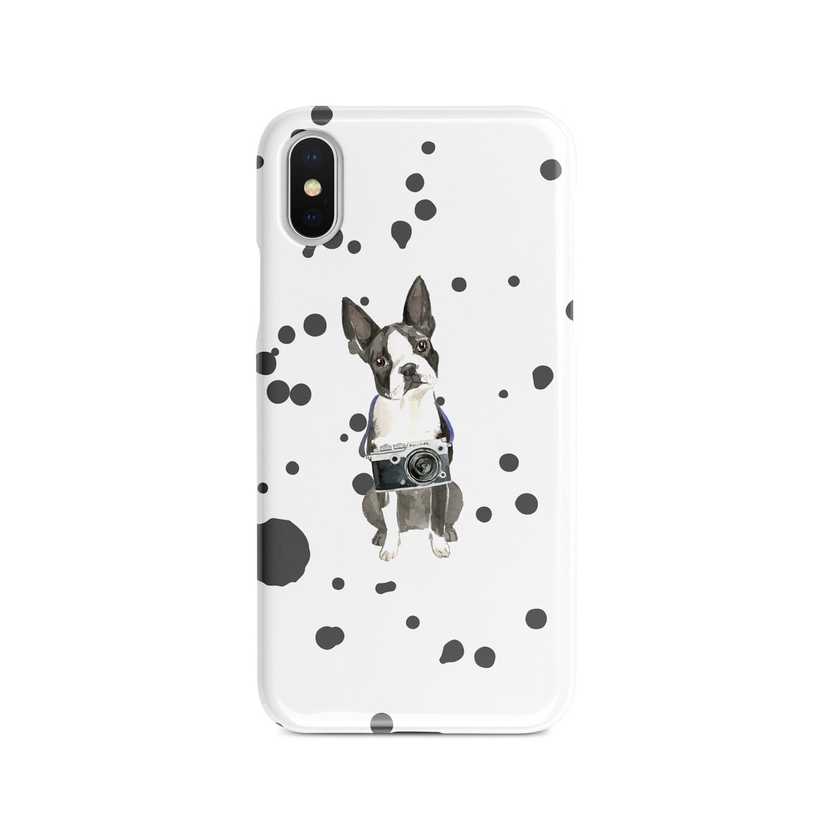 Boston Terrier Muddy Paws phone case. 3 muddy styles for your Iphone 15 Pro Max, Iphone 14, 13, 12 to 6 & Samsung Galaxy S23 Ultra, S22, S21 to S6. 5 Boston Terrier Muddy Paws phone case. 3 muddy styles for your Iphone 15 Pro Max, Iphone 14, 13, 12 to 6 & Samsung Galaxy S23 Ultra, S22, S21 to S6. - Image 3