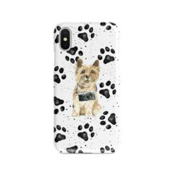Cairn Terrier Muddy Paws phone case. 3 muddy styles for your Iphone 15 Pro Max, Iphone 14, 13, 12 to 6 & Samsung Galaxy S23 Ultra, S22, S21 to S6.
