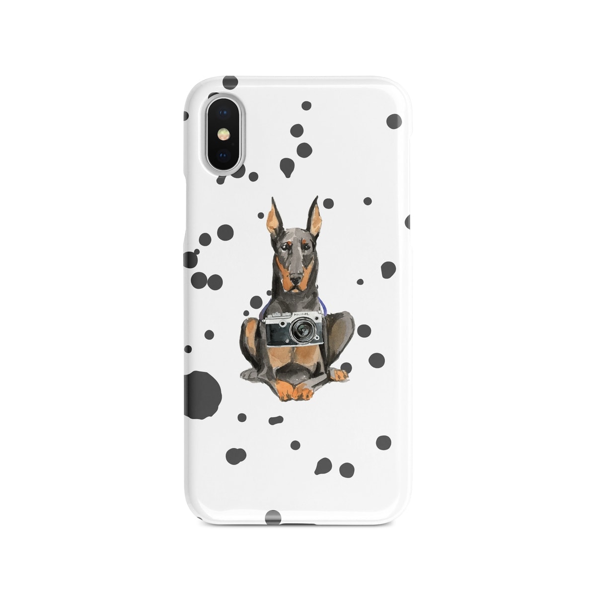 Doberman Muddy Paws phone case. 3 muddy styles for your Iphone 15 Pro Max, Iphone 14, 13, 12 to 6 & Samsung Galaxy S23 Ultra, S22, S21 to S6. 5 Doberman Muddy Paws phone case. 3 muddy styles for your Iphone 15 Pro Max, Iphone 14, 13, 12 to 6 & Samsung Galaxy S23 Ultra, S22, S21 to S6. - Image 3