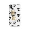 Golden Retriever Muddy Paws phone case. 3 muddy styles for your Iphone 15 Pro Max, Iphone 14, 13, 12 to 6 & Samsung Galaxy S23 Ultra, S22, S21 to S6. 1 adventure dogs case muddy golden retriever bw paws front view