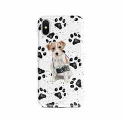 Jack Russell Muddy Paws phone case. 3 muddy styles for your Iphone 15 Pro Max, Iphone 14, 13, 12 to 6 & Samsung Galaxy S23 Ultra, S22, S21 to S6.