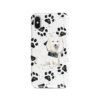 adventure dogs case muddy japanese spitz bw paws front view