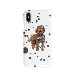 adventure dogs case muddy labradoodle splash front view